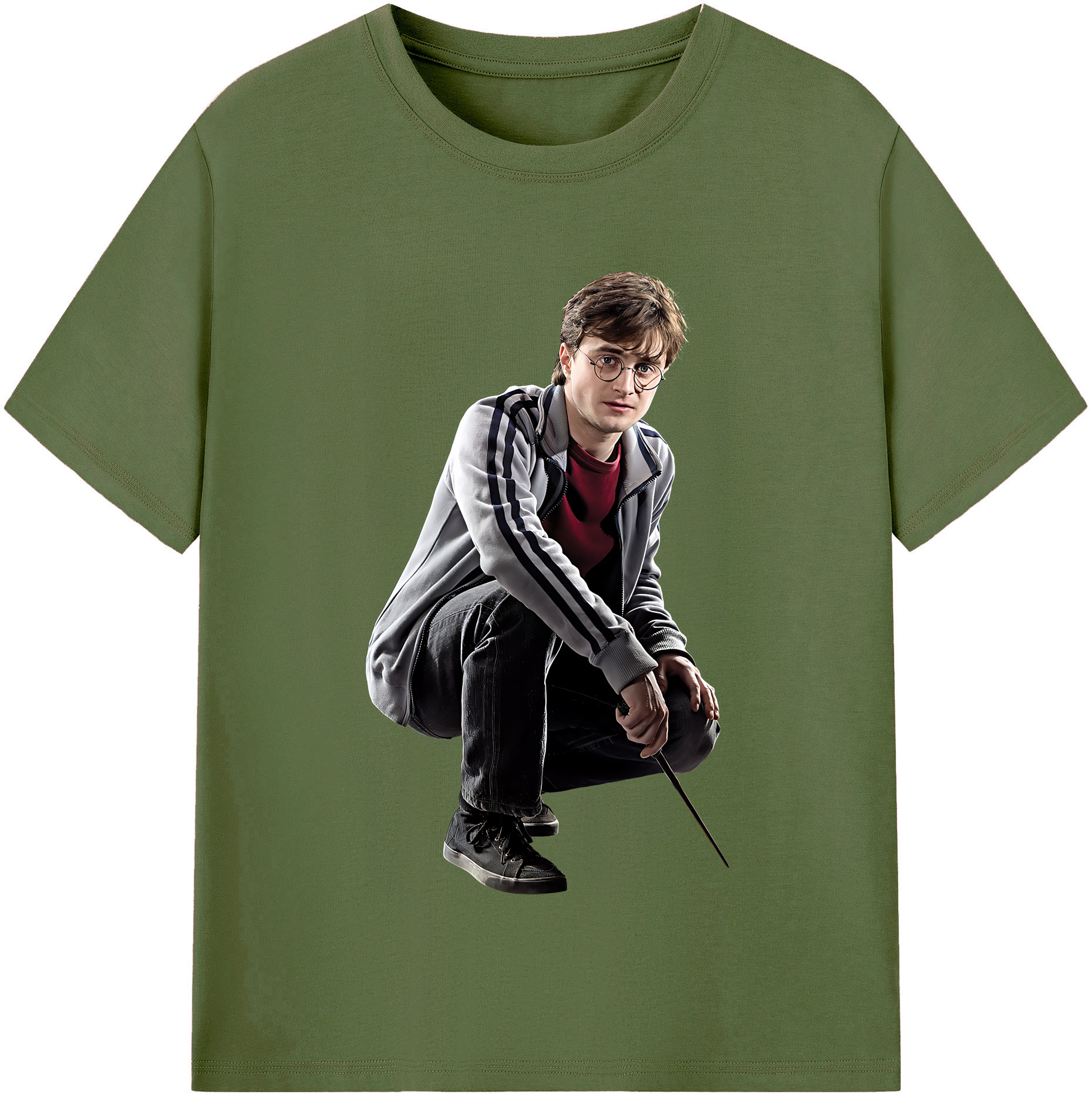 （画像用） Harry Potter ハリー・ポッターシリーズ 綿100％半袖Tシャツ（フロントプリント）